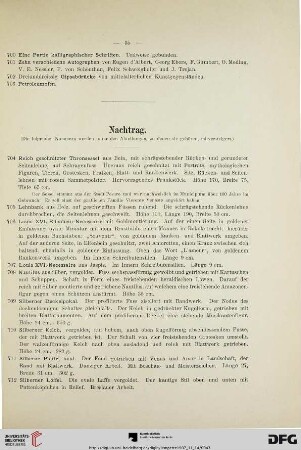 Nachtrag (Nr. 704-733)
