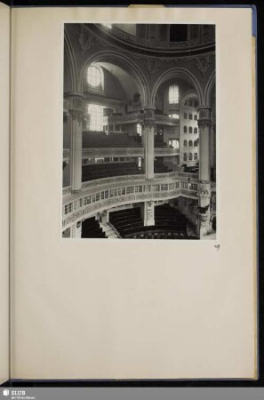 19. Innenraum der Frauenkirche vor der Zerstörung (Deutsche Fotothek Dresden)