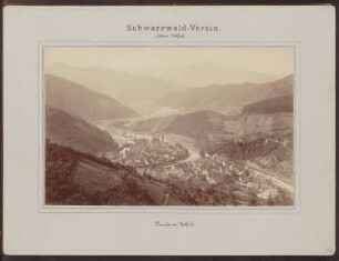 Ansicht von Wolfach im Schwarzwald
