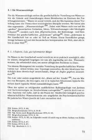 4.1 Die Wissenssoziologie