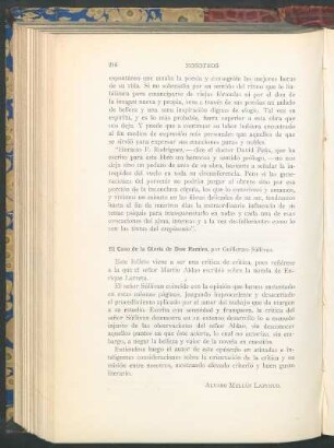 El caso de la gloria de Don Ramiro, por Guillermo Súllivan