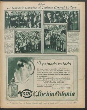 El homenaje femenino al Teniente General Uriburu