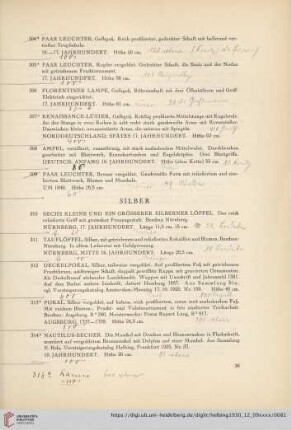 Silber (Nr. 310-320)