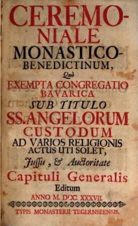 Ceremoniale Benedictinum