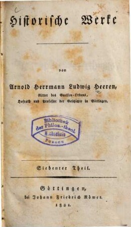 Handbuch der Geschichte der Staaten des Alterthums : mit besonderer Rücksicht auf ihre Verfassungen, ihren Handel und ihre Colonien