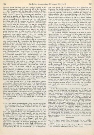 791-792 [Rezension] Otto, Gert, Schule, Religionsunterricht, Kirche