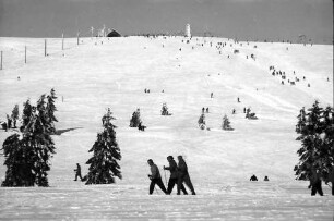 Feldberg: Skiläufer auf dem Feldberghang