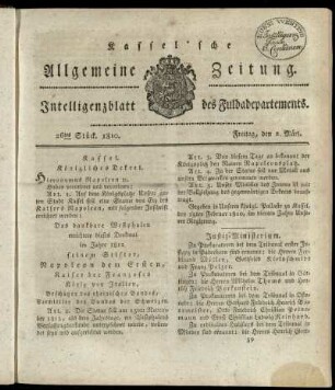 26tes Stueck, Freitag, den 2. Maerz 1810