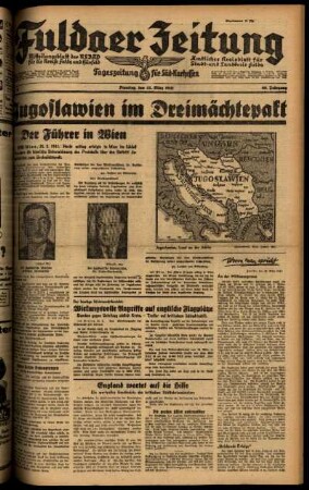 Ausgabe vom Dienstag, den 25. März 1941.