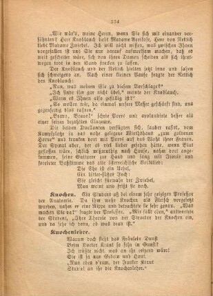 Knochenlehre.