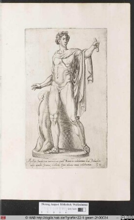 Statue eines der Dioskuren.