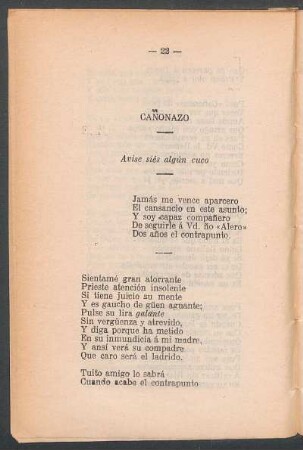 Cañonazo. Avise siés algún cuco