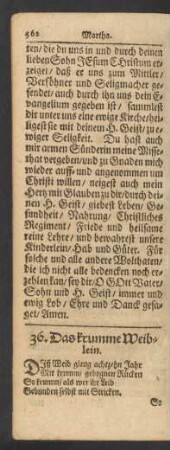 36. Das krumme Weiblein