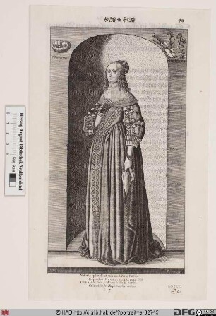 Bildnis Sophie Elisabeth, Herzogin zu Braunschweig-Lüneburg-Wolfenbüttel, geb. Prinzessin von Mecklenburg-Güstrow