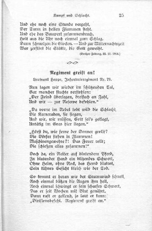 Regiment greift an!