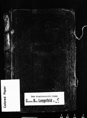 Hypothekenbuch von Görsdorf
