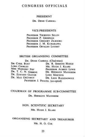 23-24, Congress Officials