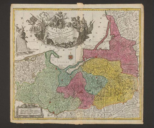Borussiae Regnum : complectens Circulos Sambiensem, Natangiensem et Hockerlandiae Nec non Borussia Polonica exhibens Palatinatus Culmiensem, Marienburgensem, Pomerelliae et Varmiae Cum adjacentibus aliis Provinciis