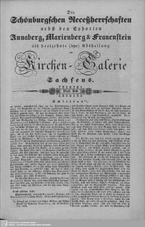 Schlettau : 23. Lieferung