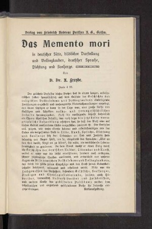 Das Memento mori