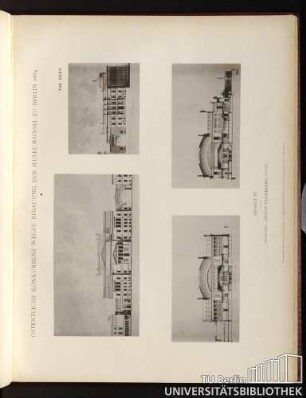 Öffentliche Konkurrenz wegen Bebauung der Museumsinsel 1884 Taf. XXXV