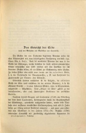 Elemente der theoretischen Astronomie, 2