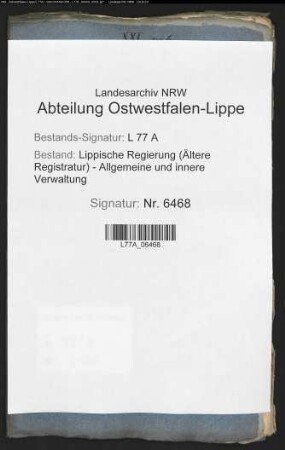 Abschoß gegen das Herzogtum Braunschweig-Wolfenbüttel
