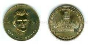 Medaille der Nationalen Mahn- und Gedenkstätte Buchenwald auf Albert Kuntz