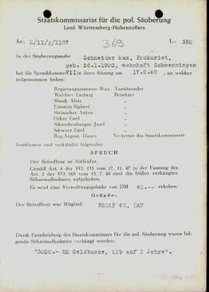 Schneider, Max