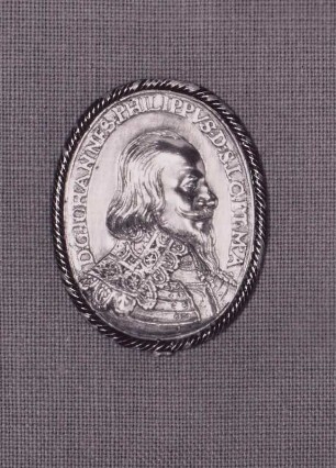 Medaille mit Bildnis Johann Philipps von Sachsen