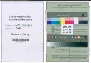 Entnazifizierung Georg Gombert , geb. ()
