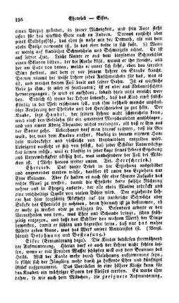 Eifer, (Ermunterung dazu)