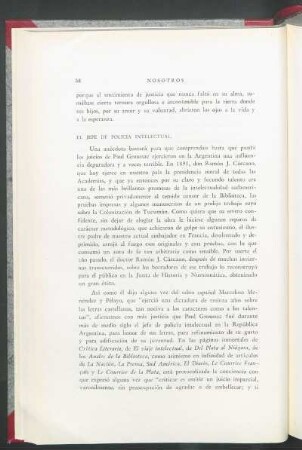 El jefe de policía intelectual