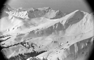 Oberstdorf: Nebelhorn; Alpenpanorama von West nach Süd, vom Nebelhorn
