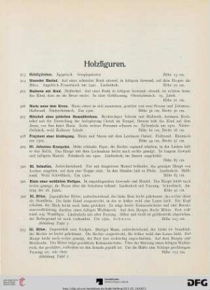 Holzfiguren (Nr. 513-527)