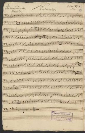 Violoncello (Satz 1)