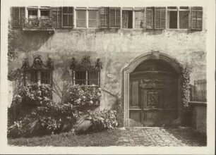 Dinkelsbühl. Eingangsportal am Brandt'schen Hof
