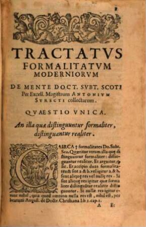 Qvinqve Illvstrivm Avctorvm Formalitatum Libelli : Nempe, Antonij Syrecti, cum annotationibus Mauritij. Stephani Burlipheri. Maritij Hibernatis. Antonij Trombetae, & Laurentij Brixiensis