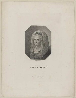 Bildnis der A. L. Karschin