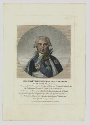 Porträt von Jean-Baptiste Nompère de Champagny
