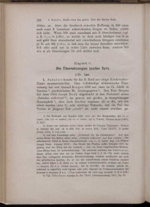 Kapitel 6. Die Übersetzungen (außer Syr.)