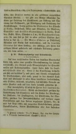 Nahrungszweige und Lebensweise
