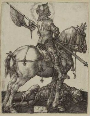 Der heilige Georg zu Pferd