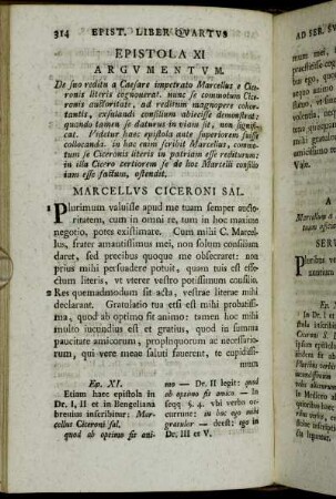 Epistola XI - Epistola XV