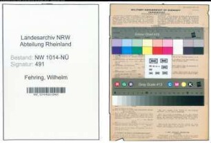 Entnazifizierung Wilhelm Fehring , geb. 04.07.1885 (Geschaeftsfuehrer)