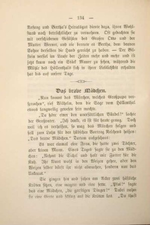 Das brave Mädchen.