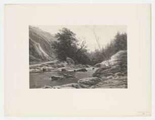 Torrent, Blatt 41 der Folge "Le paysage au fusain"
