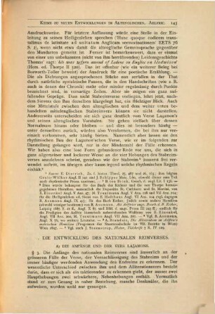 Geschichte der heimischen englischen Versarten