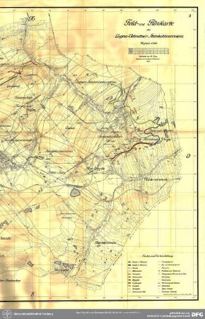 2 - Feld- und Flözkarte des Lugau-Oelsnitzer Steinkohlenreviers