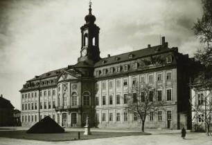 Schloss Hubertusburg, Hauptbau, Hofansicht